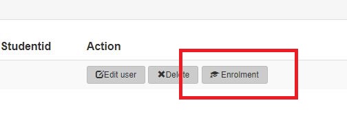 Button with text enrolment is highlighted
