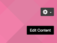 screenshot of Edit content button