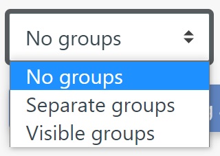 Group mode options for Turnitin (Feedback Studio) assignment