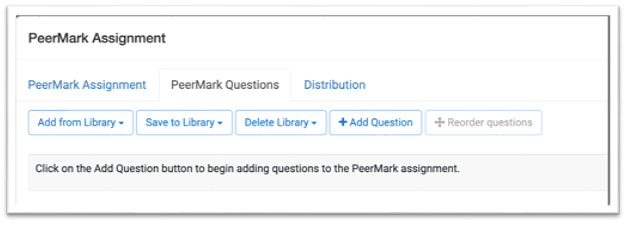 Adding PeerMark questions 