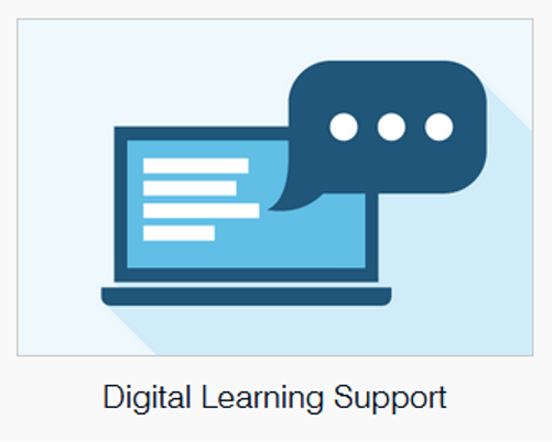 The Digital Learning Support link on UAL's MySupport page