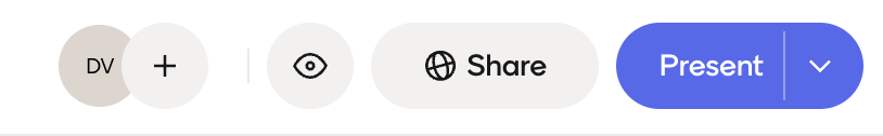 Present button
