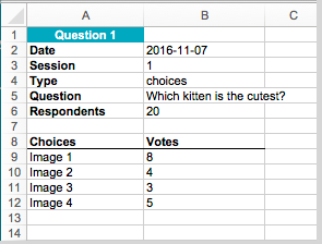 Excel table